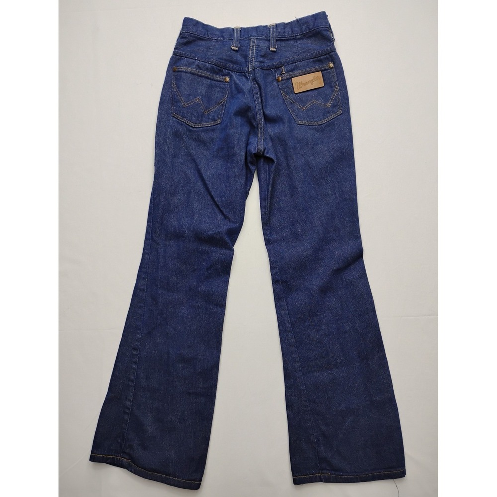 Wrangler Bell Bottom Flare Scovill Zip Jeans Women's 9/10 Vintage 70's Scovill